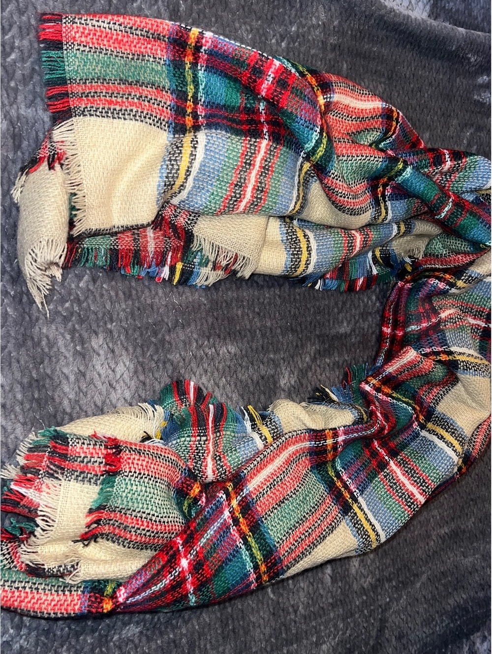 Plaid Scarf, 52x52